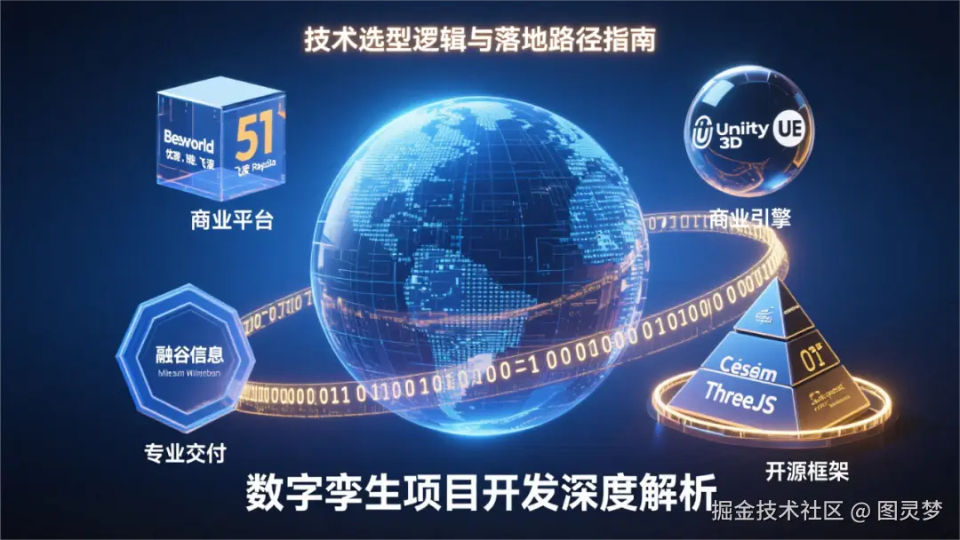 数字孪生项目开发深度解析：技术选型逻辑与交付落地路径指南