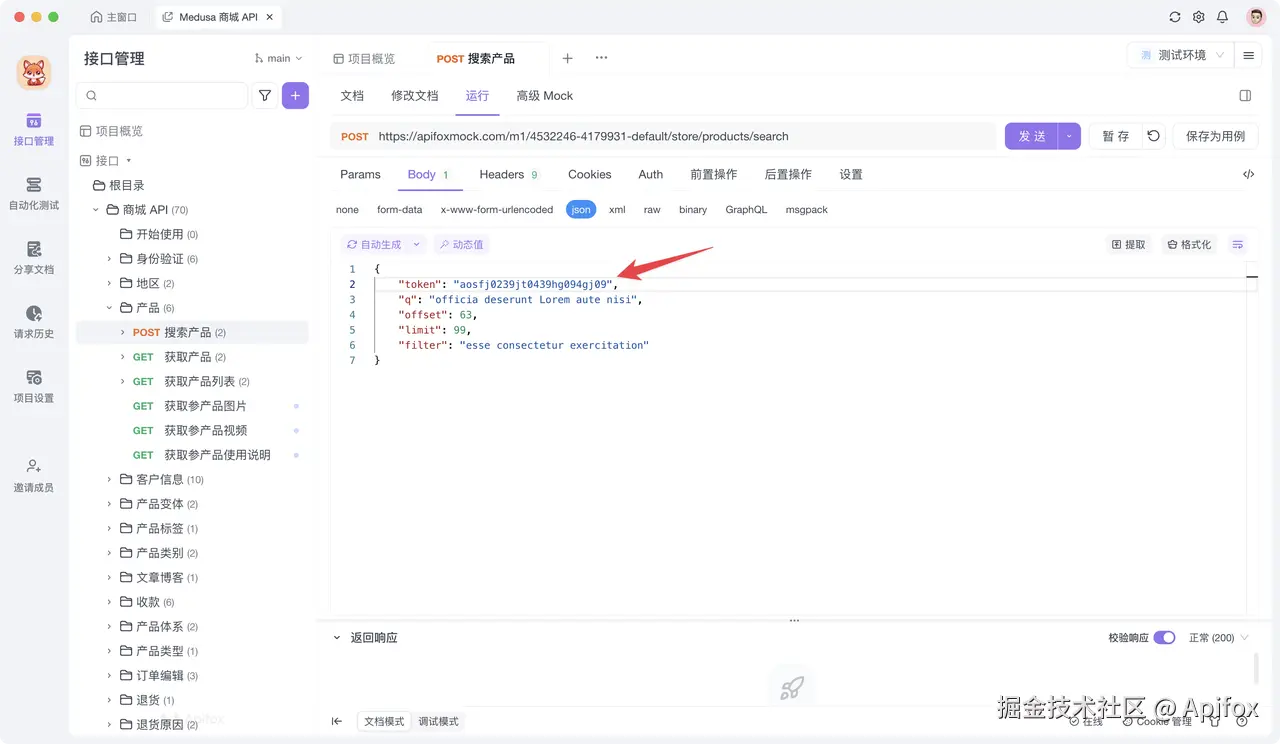 如何在请求中使用 API Token