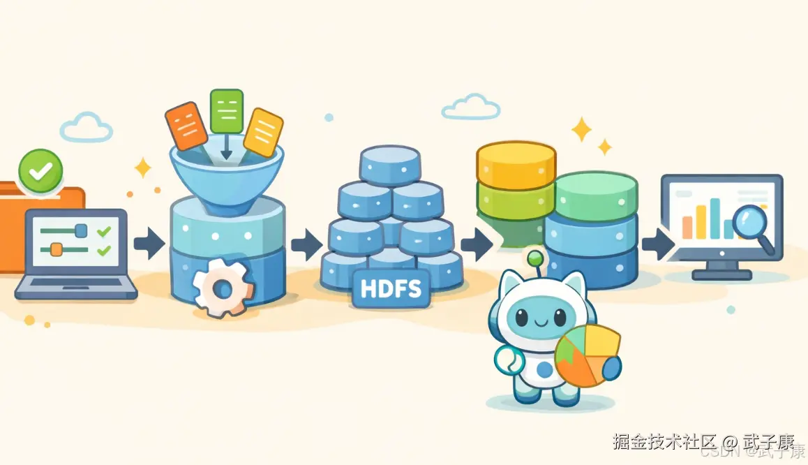 大数据-225 离线数仓 会员指标实战：Flume Taildir HDFS ODS/DWD/DWS/ADS 全链路落地