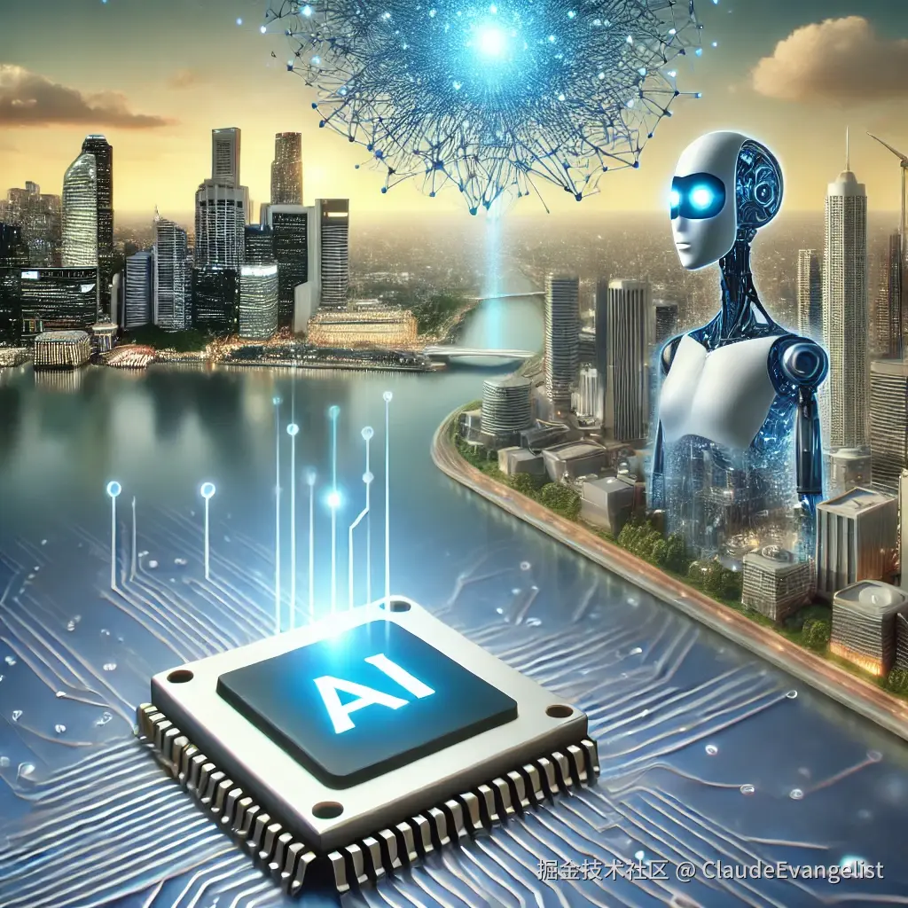 DALL·E 2024-08-16 23.20.24 - An illustration representing the advancements in AI technology, focusing on large language models and AI chips. The image should feature a futuristic .webp
