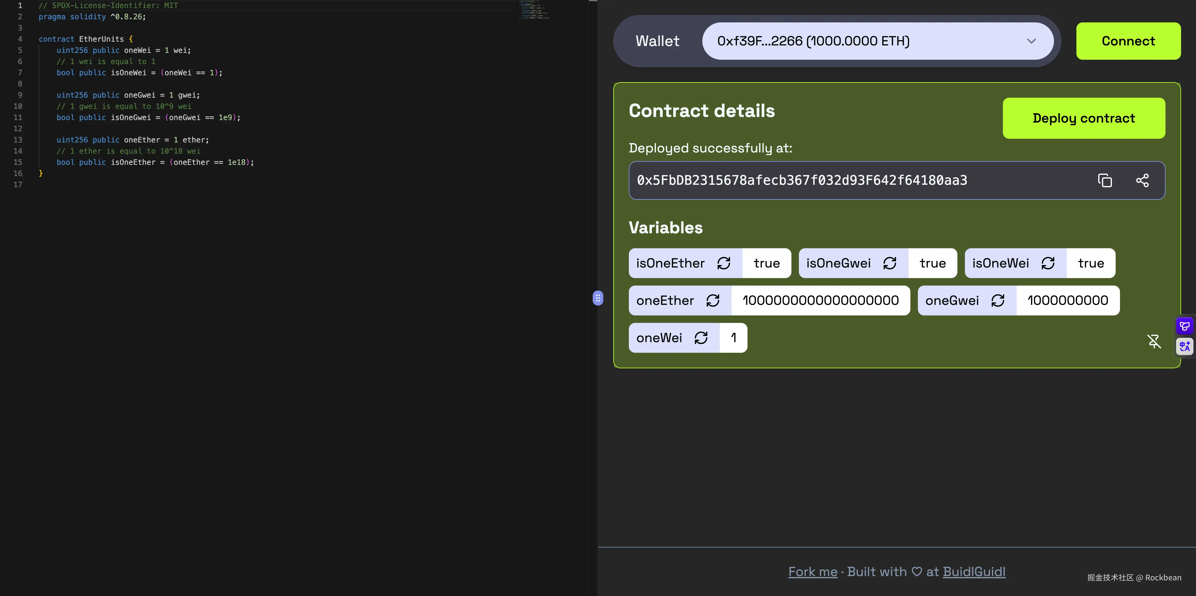 solidity-以太与wei