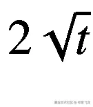 2\sqrt{t}