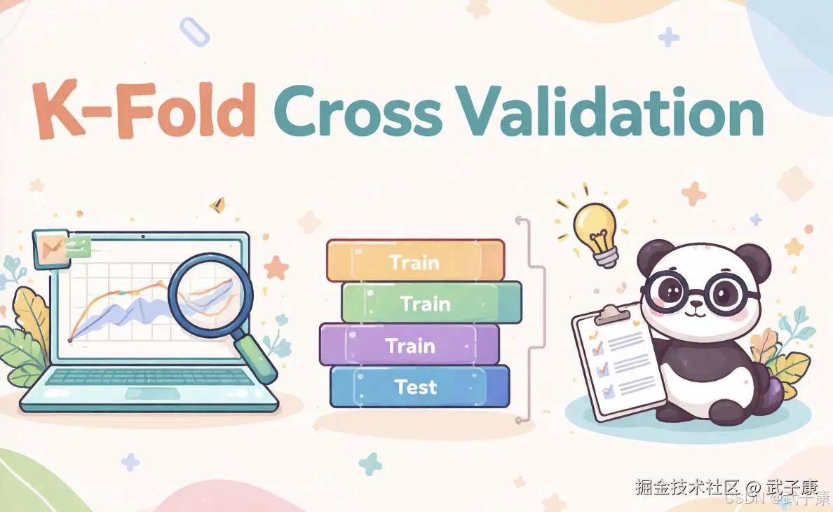 大数据-197 K折交叉验证实战：sklearn 看均值/方差，选更稳的 KNN 超参