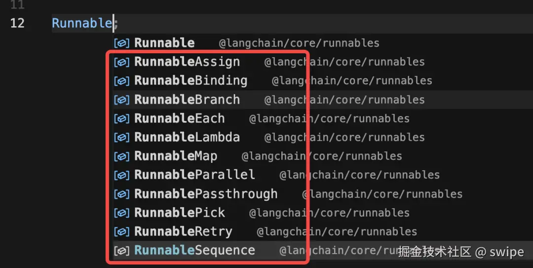 LCEL 通过 Runnable 把组件声明式组装成 chain