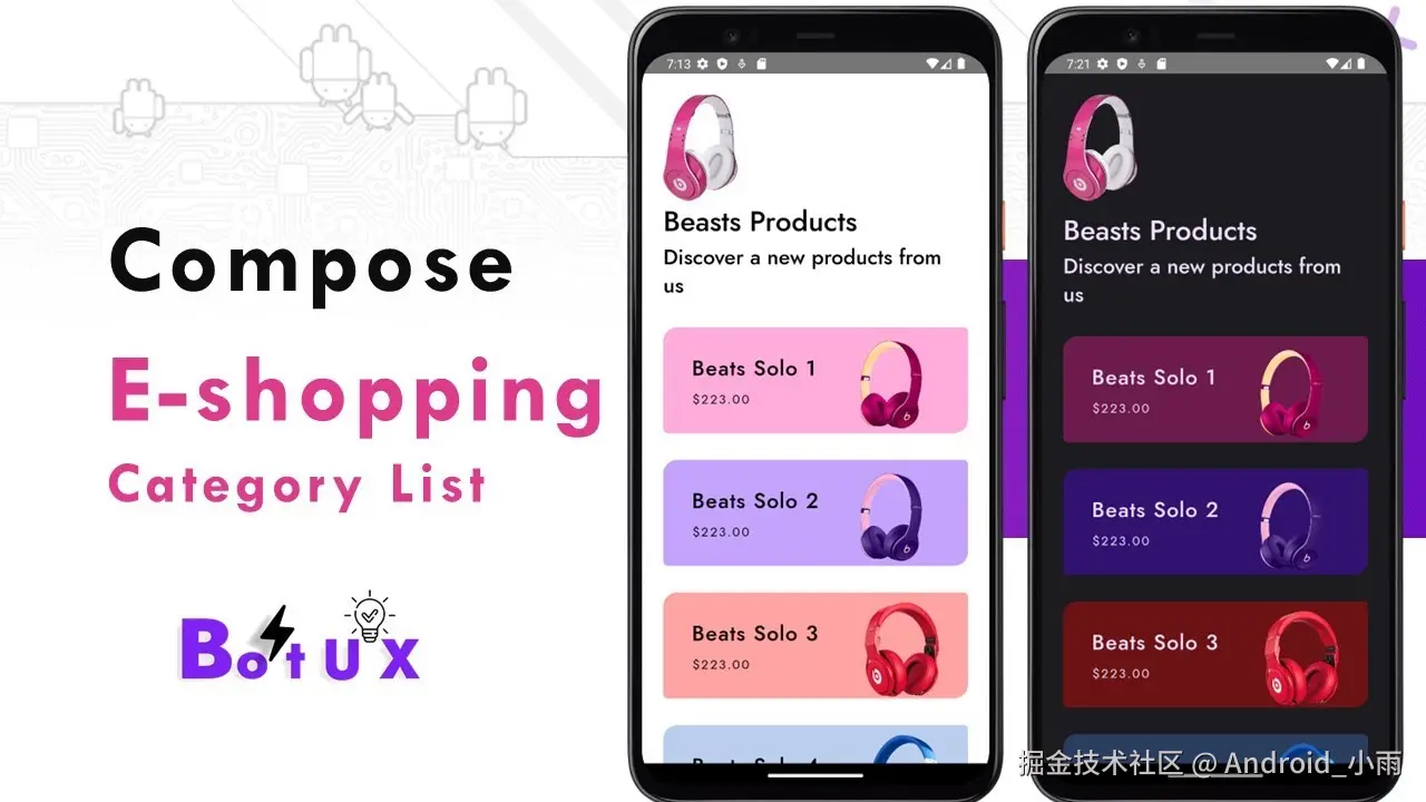 Shopping Cart Category List UI in Jetpack Compose 🛒 | Modern E-commerce  App Design