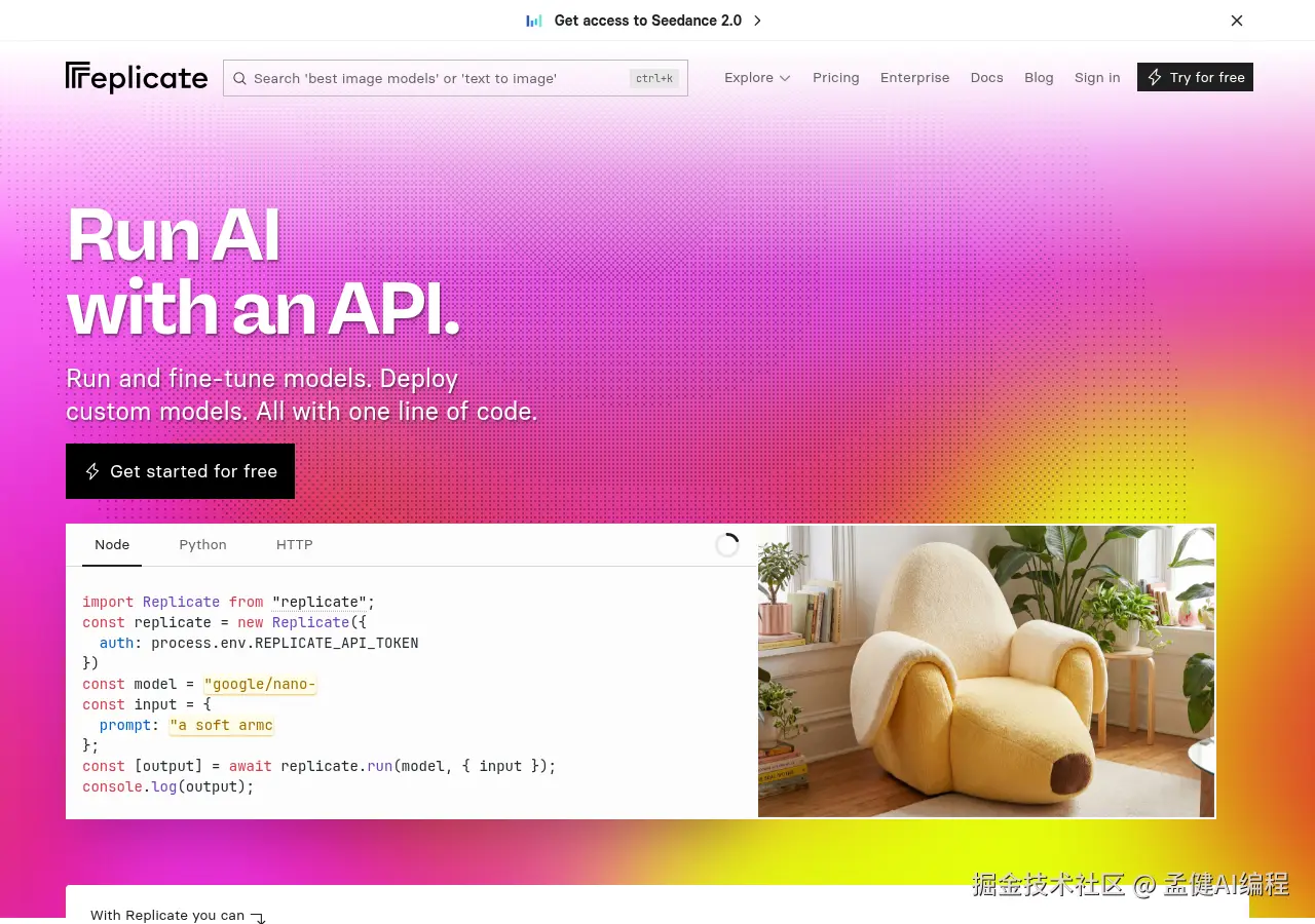 Replicate API