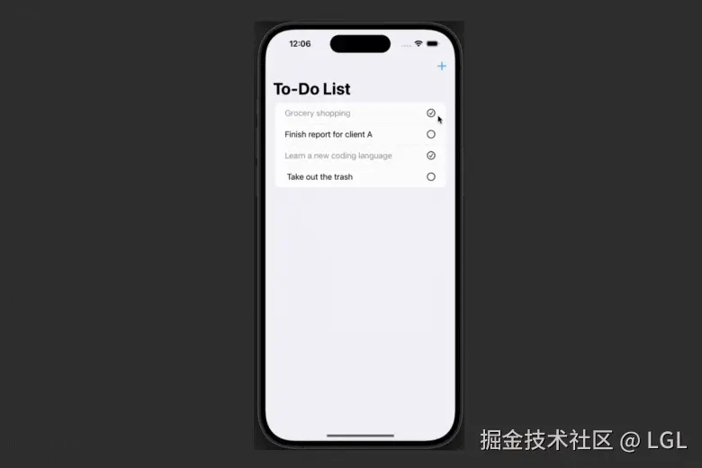 swiftUI_mvvm_TodoList_2.gif