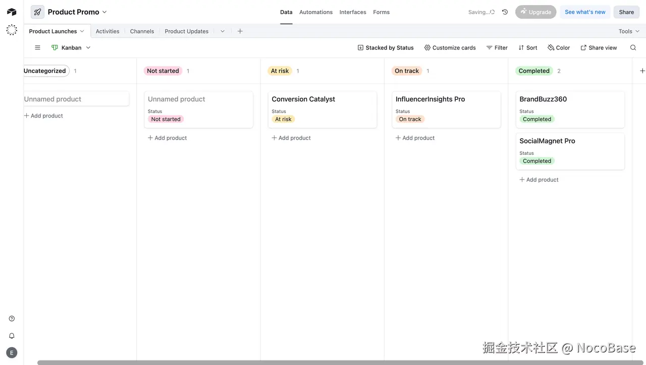 Airtable's Kanban