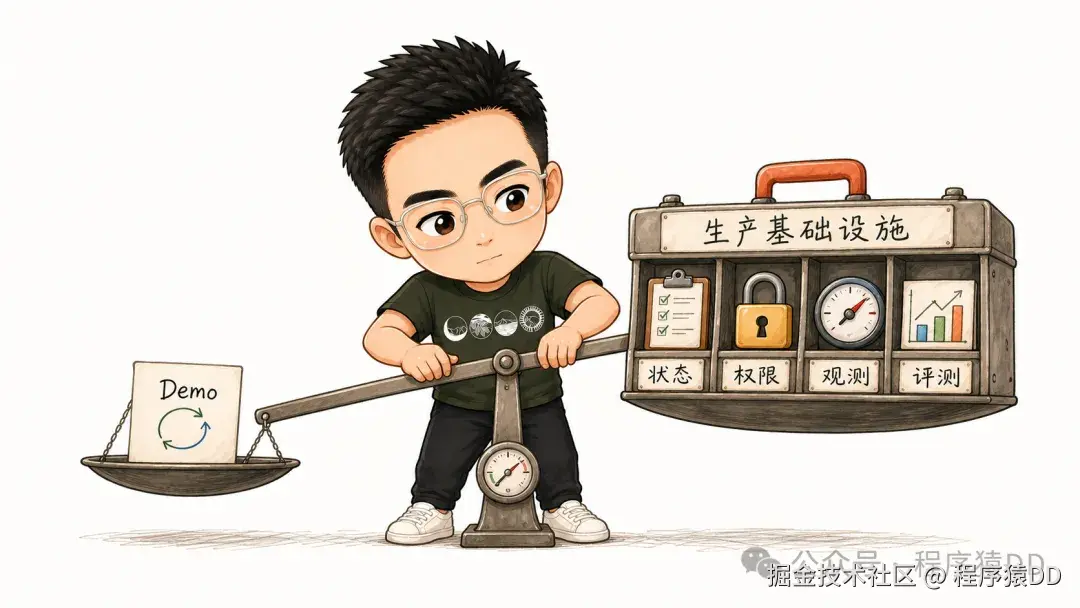 Agent Demo 与生产基础设施的差距