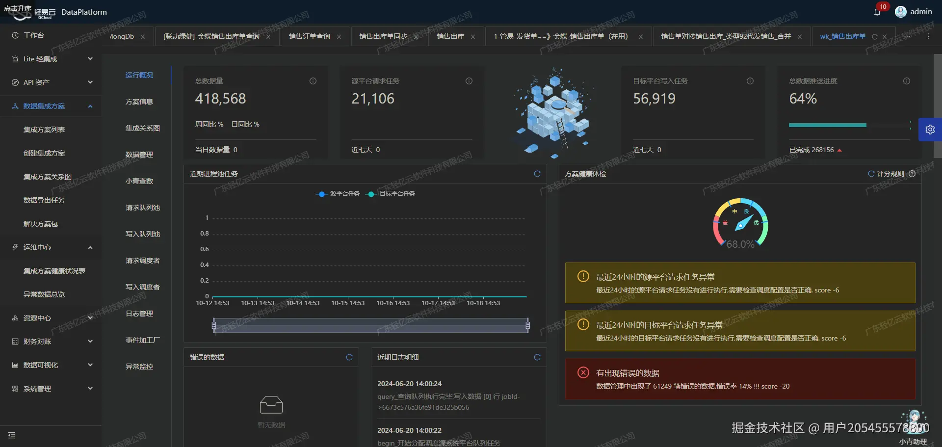 系统集成平台API接口配置