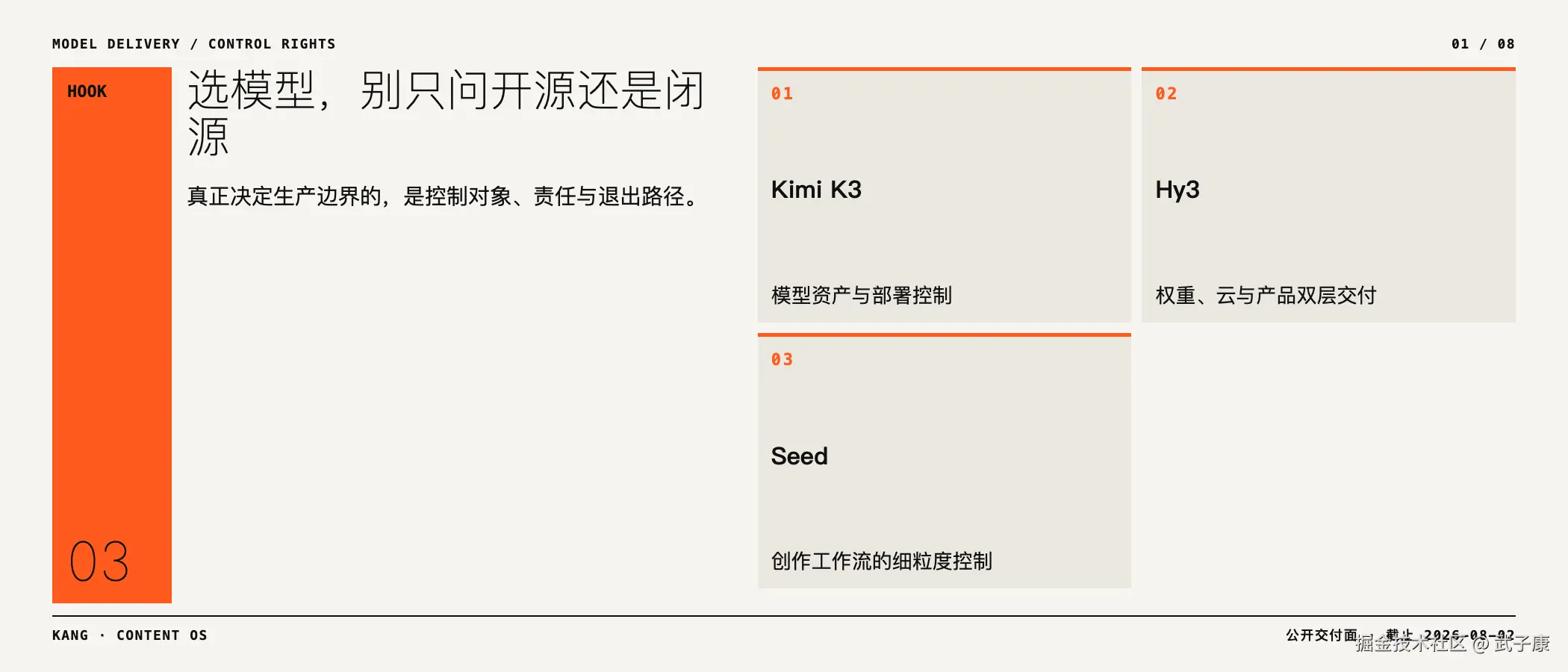三种模型交付结构的控制面地图