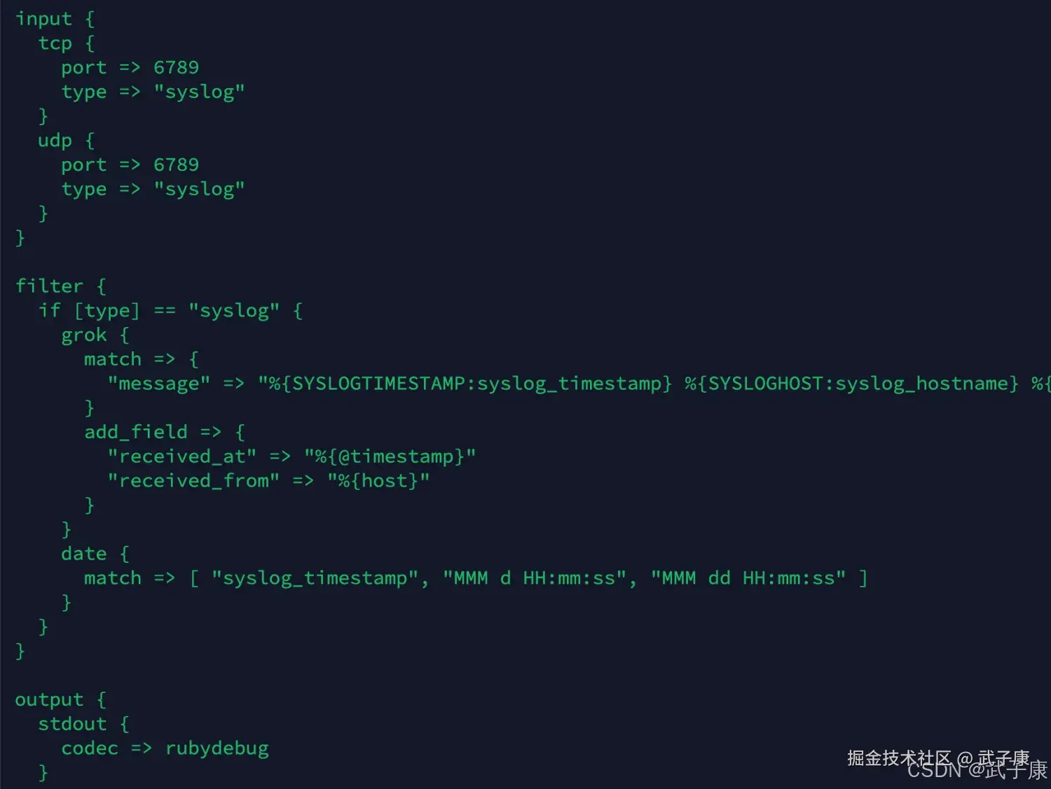 Elasticsearch input配置