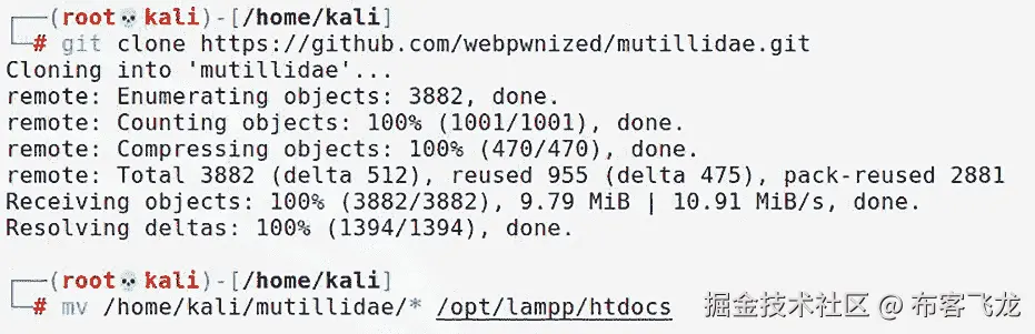 图 6.5 – 安装 Mutillidae II 