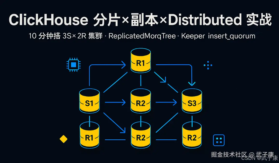 大数据-142 ClickHouse分片×副本×Distributed 实战 ReplicatedMergeTree、Keeper、insert_quorum 与负载均衡