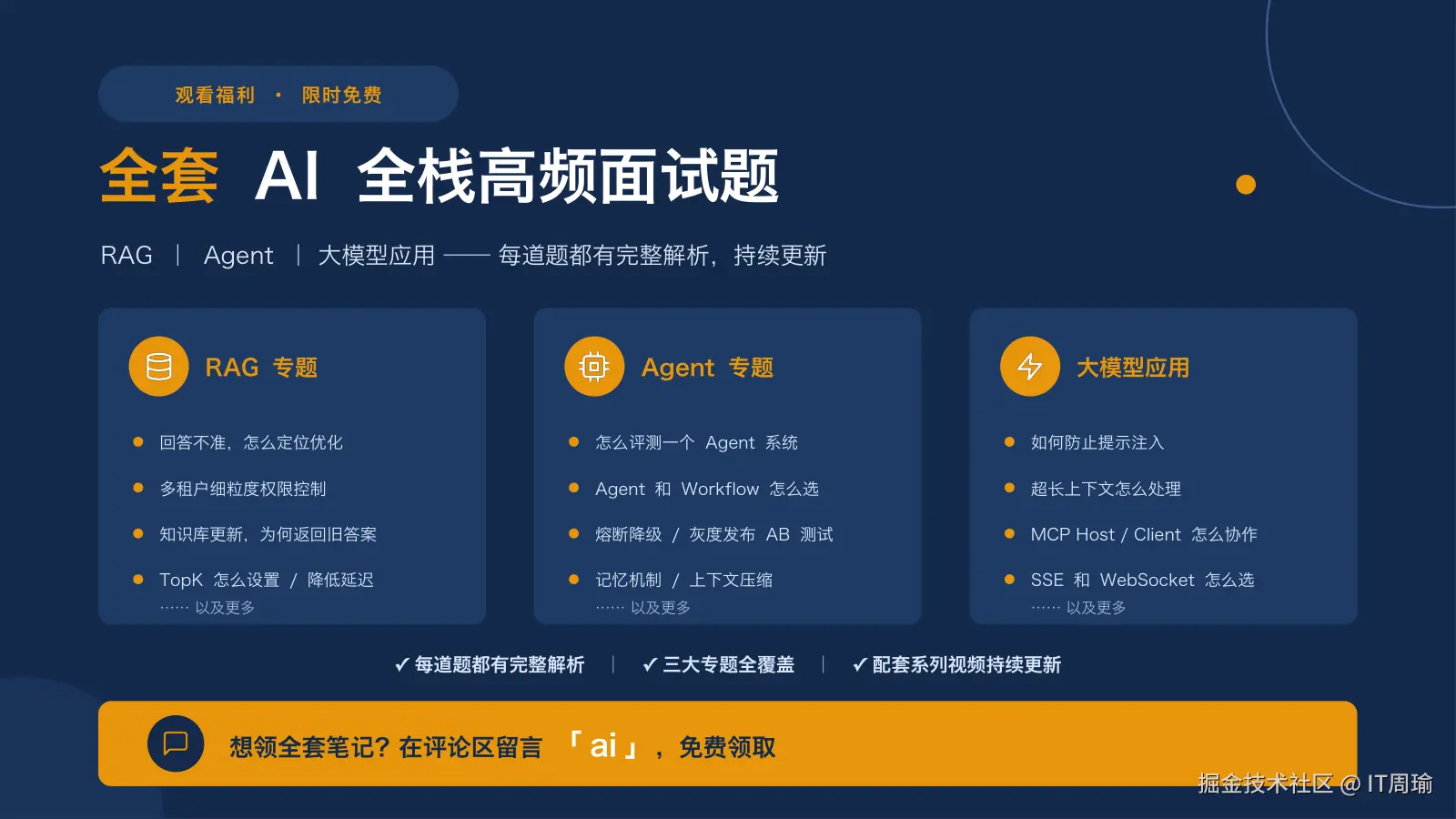 AI全栈面试题资料