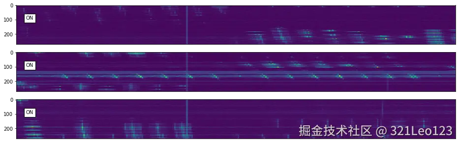 Original sample with signal