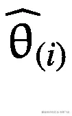 {\widehat{\uptheta}}_{(i)}
