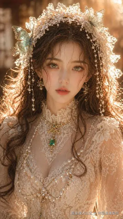 梦幻东方女性肖像