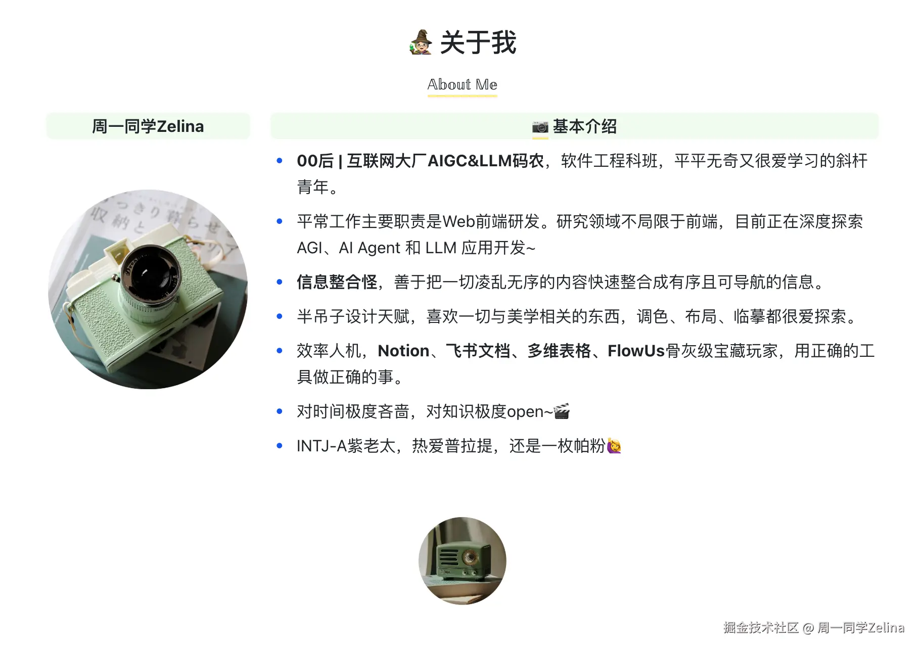 范例：个人介绍说明书