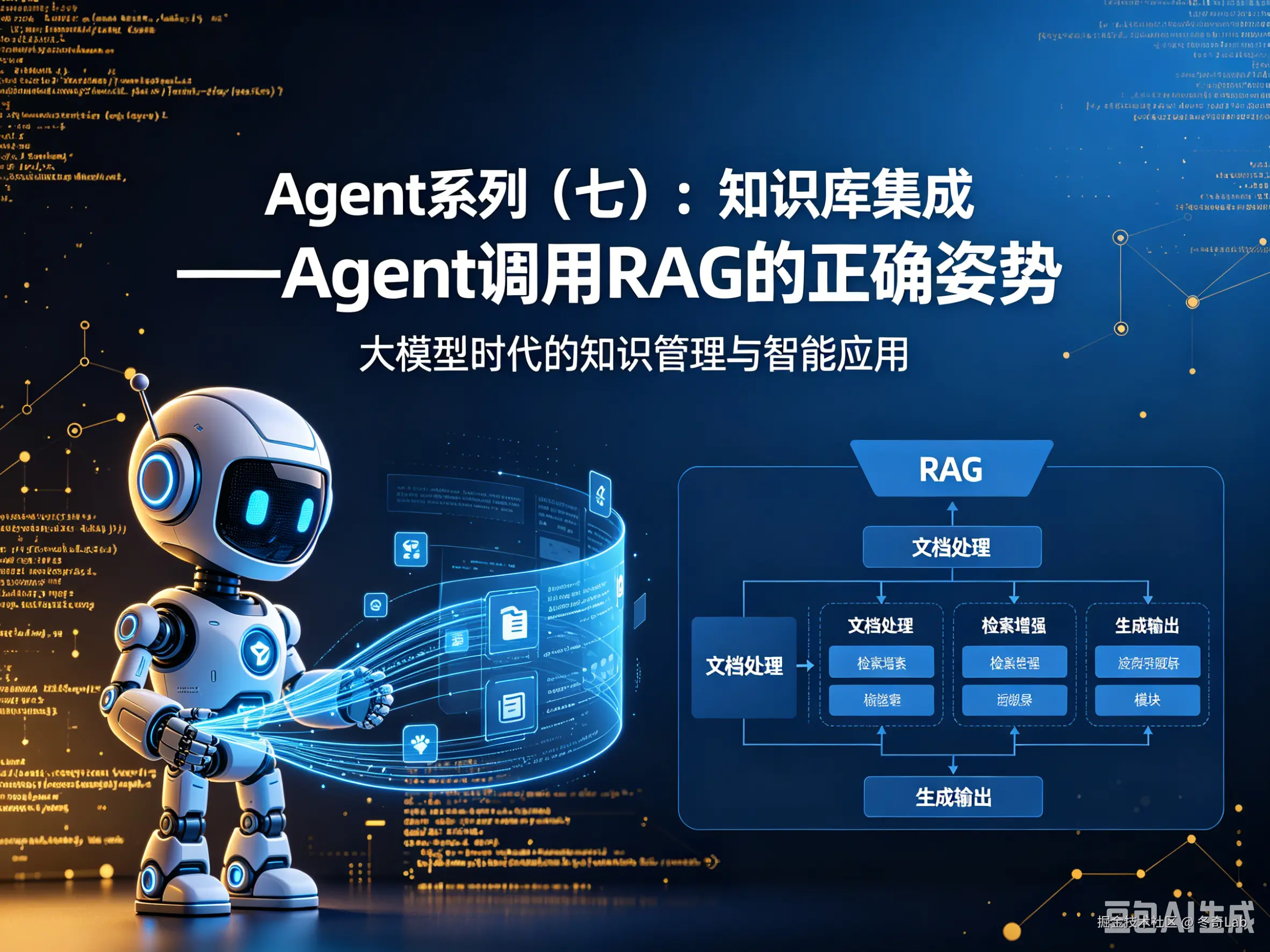 Agent系列（七）：知识库集成——Agent 调用 RAG 的正确姿势